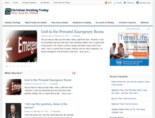 Tablet Screenshot of christianhealingtoday.com